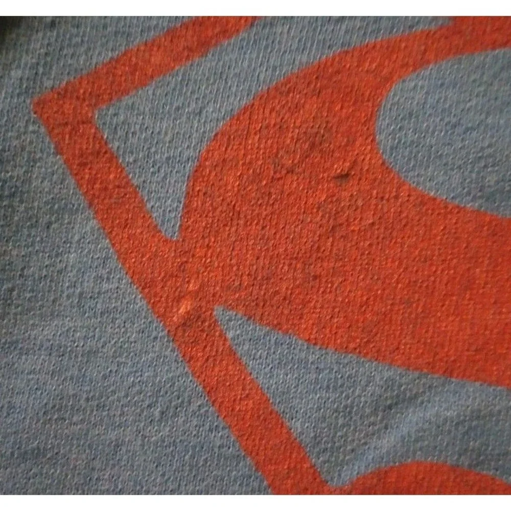 Baby GAP Junk Food Superman Fan Club Crewneck Sweater sz 3 Toddler Boy Blue/Red